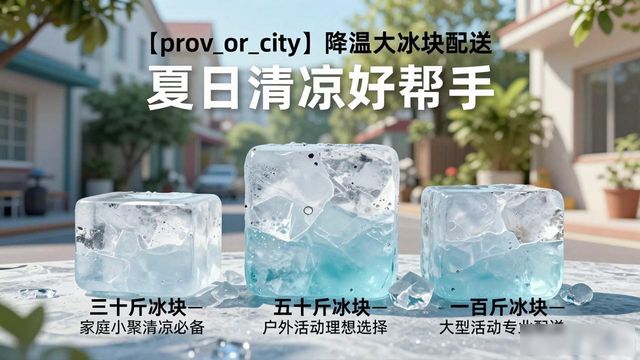 惠州降温大冰块配送 夏日清凉好帮手